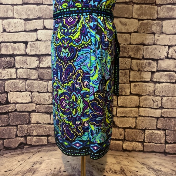 Premise Dress Faux Wrap Dress Size M - Picture 10 of 11